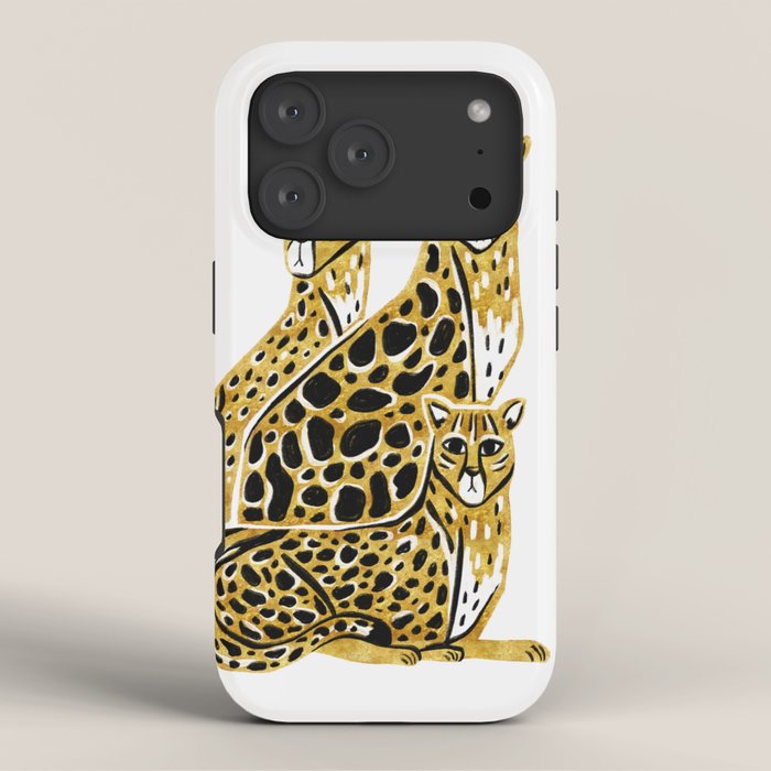 Gold Cheetahs iPhone Case Gallery Image 3