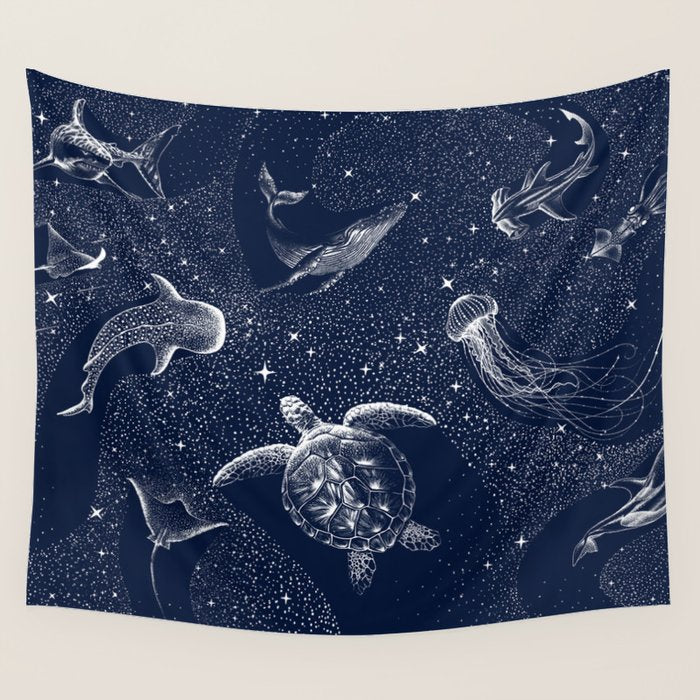 Cosmic Ocean Wall Tapestry Gallery Image 2
