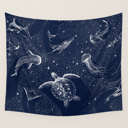 Cosmic Ocean Wall Tapestry Gallery Image 1