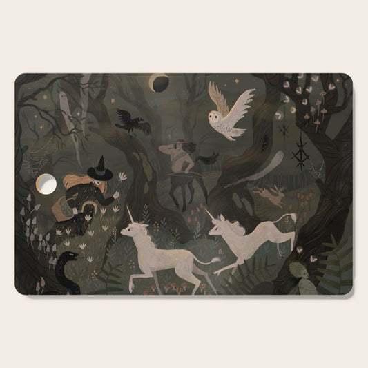 Spooky Forest with Ghosts Cutting Board Gallery Image 1