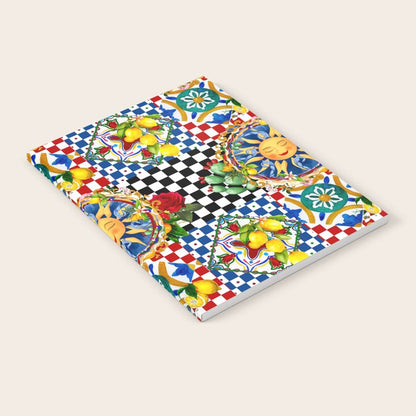 Sicilian sun,majolica,lemon,roses art Notebook Gallery Image 1
