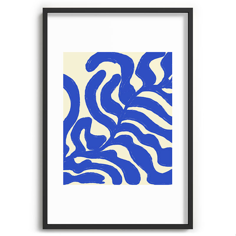matisse blue leaves Framed Art Print Gallery Image 85