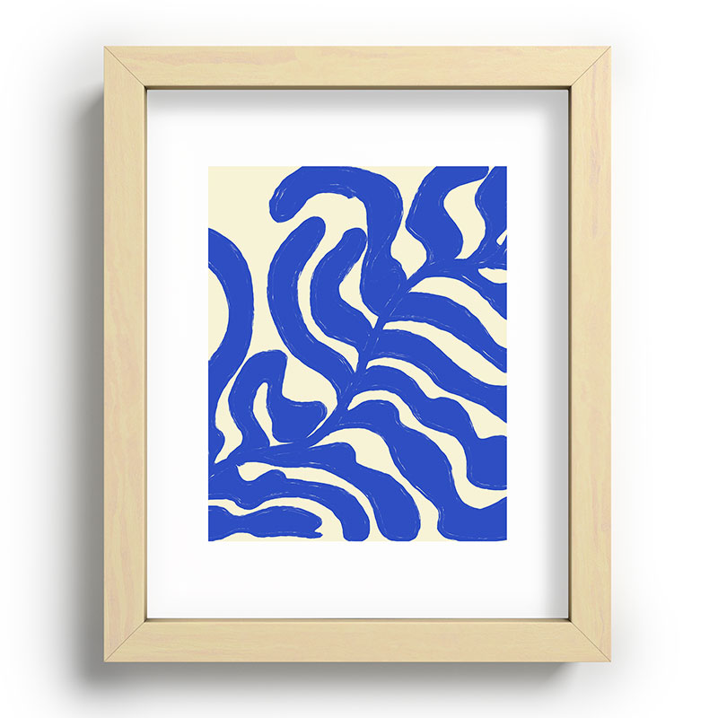 matisse blue leaves Framed Art Print Gallery Image 95