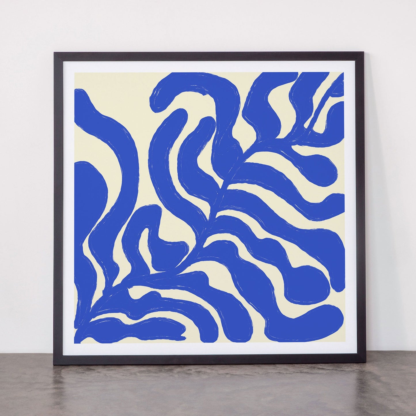 matisse blue leaves Framed Art Print Gallery Image 55