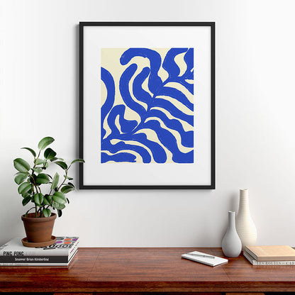 matisse blue leaves Framed Art Print Gallery Image 9