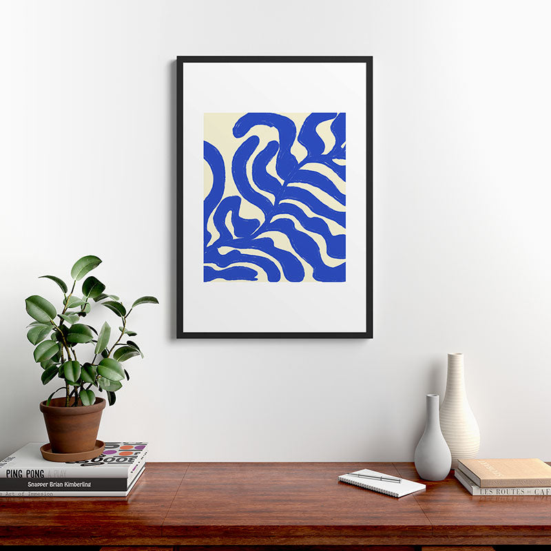 matisse blue leaves Framed Art Print Gallery Image 8