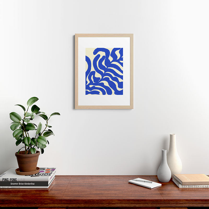 matisse blue leaves Framed Art Print Gallery Image 64