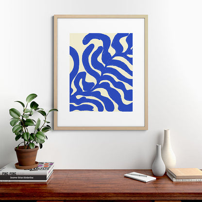 matisse blue leaves Framed Art Print Gallery Image 67