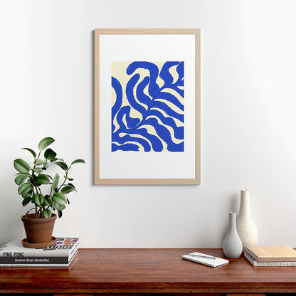 matisse blue leaves Framed Art Print Gallery Image 65