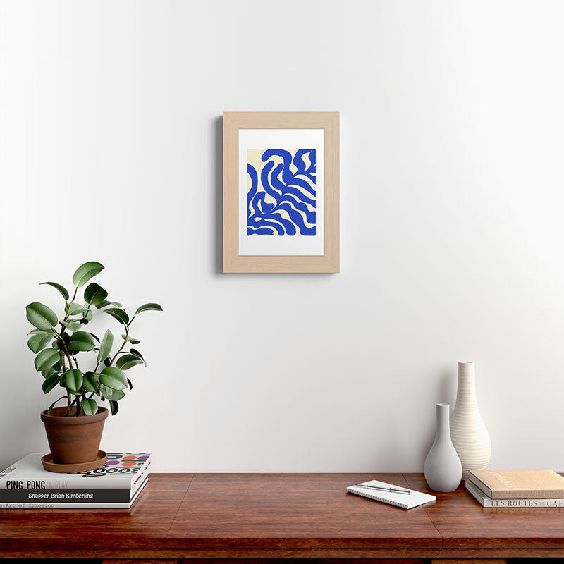 matisse blue leaves Framed Art Print Gallery Image 62