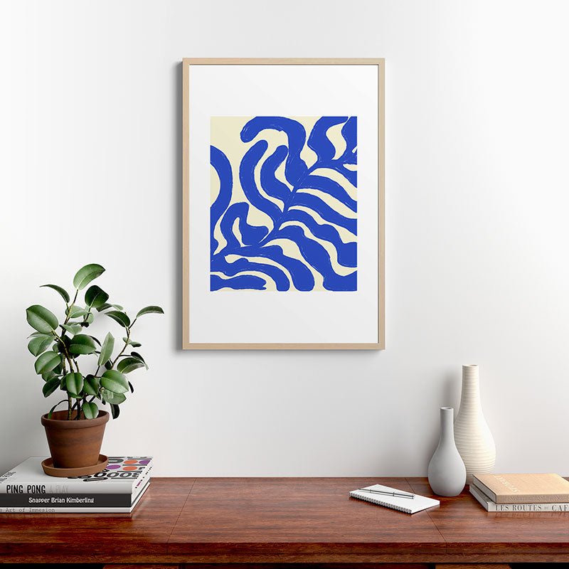 matisse blue leaves Framed Art Print Gallery Image 28