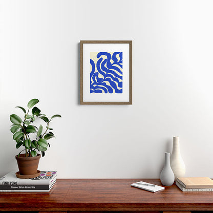 matisse blue leaves Framed Art Print Gallery Image 15