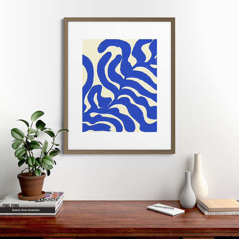 matisse blue leaves Framed Art Print Gallery Image 58