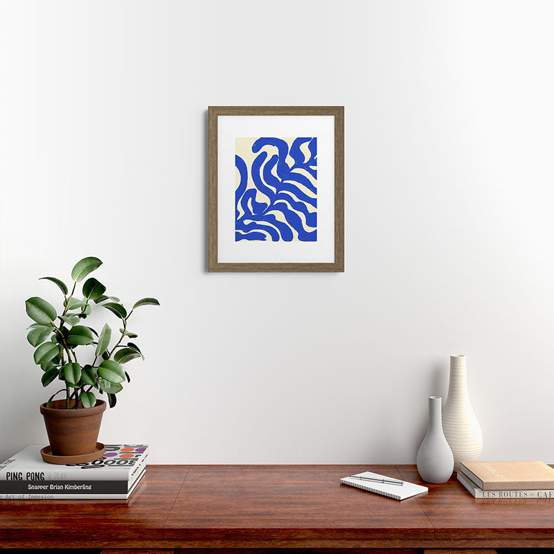 matisse blue leaves Framed Art Print Gallery Image 53