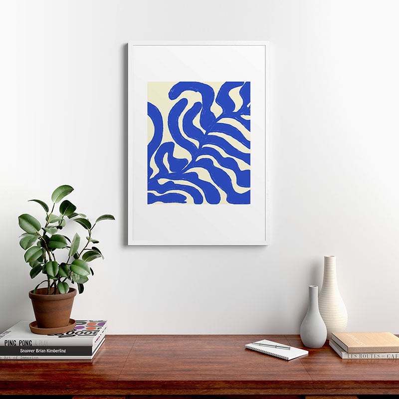 matisse blue leaves Framed Art Print Gallery Image 37