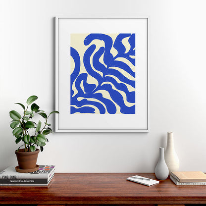 matisse blue leaves Framed Art Print Gallery Image 39