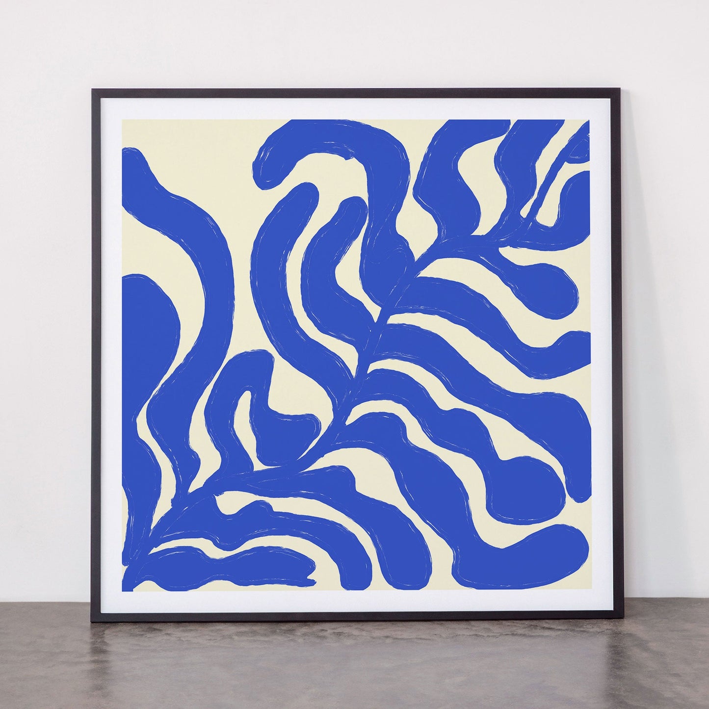 matisse blue leaves Framed Art Print Gallery Image 11
