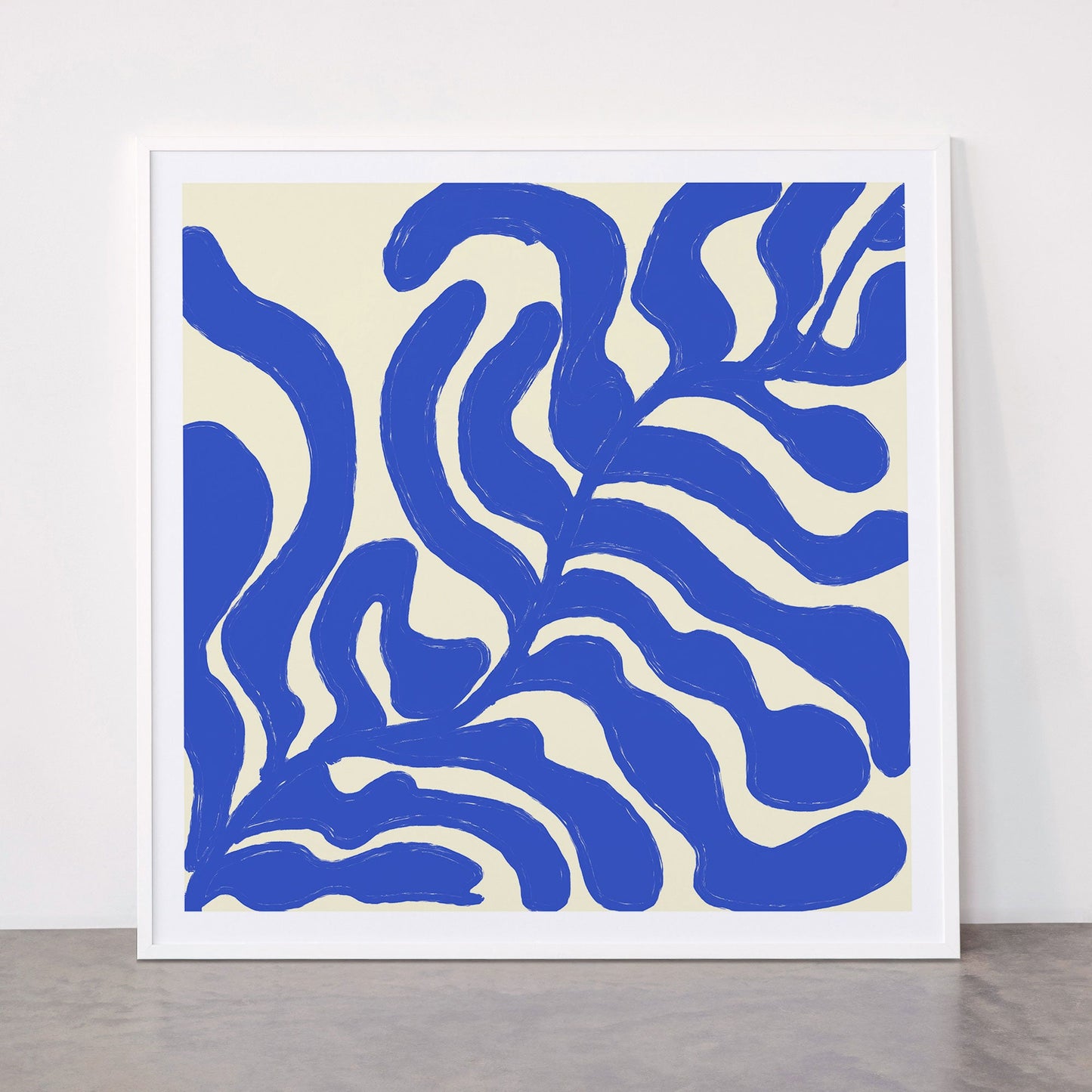 matisse blue leaves Framed Art Print Gallery Image 43