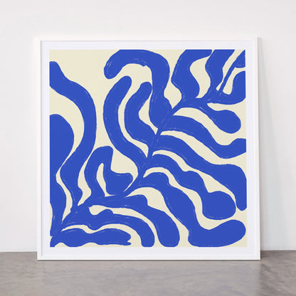 matisse blue leaves Framed Art Print Gallery Image 43