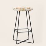 Marigold Block Print Stool Gallery Image 1