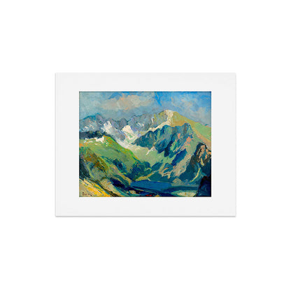 Mountain Landscape Oil Painting Art Print Gallery Image 5