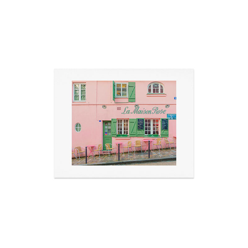 La Maison Rose Cafe in Paris Art Print Gallery Image 2
