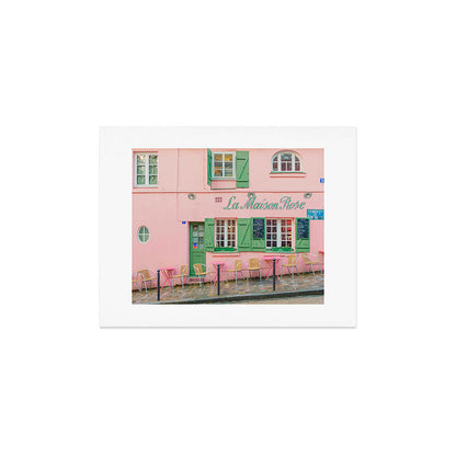 La Maison Rose Cafe in Paris Art Print Gallery Image 3