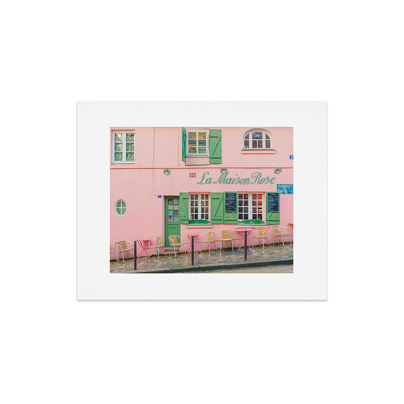 La Maison Rose Cafe in Paris Art Print Gallery Image 5
