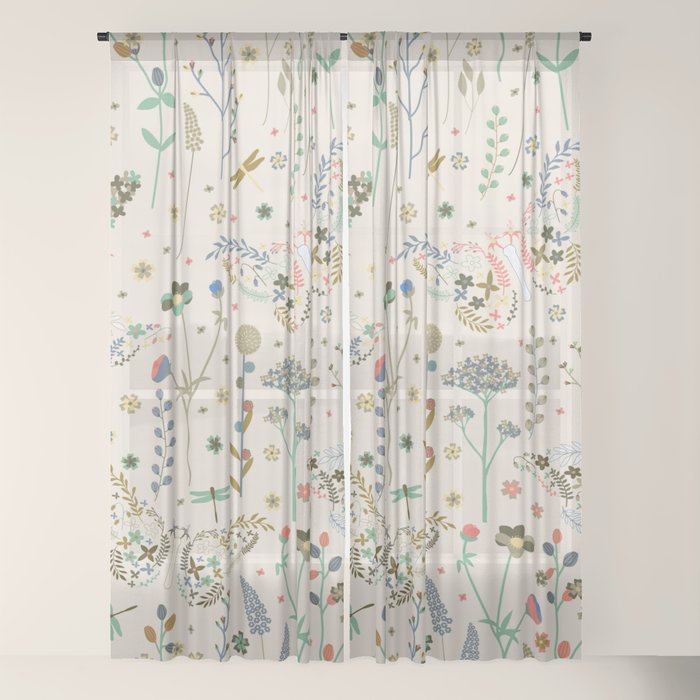 Wildflower Meadow Window Curtain Gallery Image 18