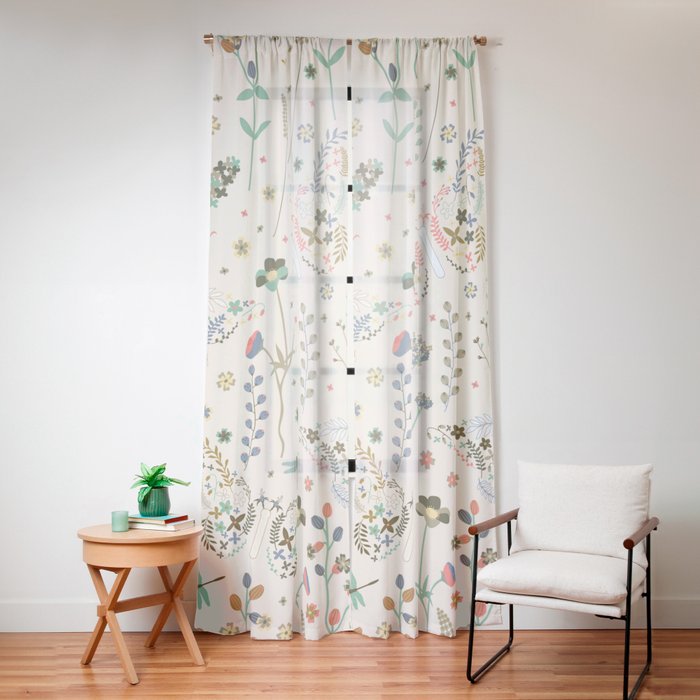 Wildflower Meadow Window Curtain Gallery Image 12