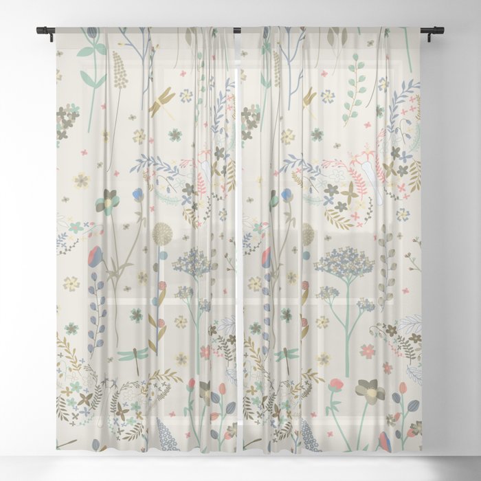 Wildflower Meadow Window Curtain Gallery Image 21