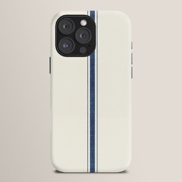 Farmhouse Stripe in Navy Blue iPhone Case Gallery Image 16