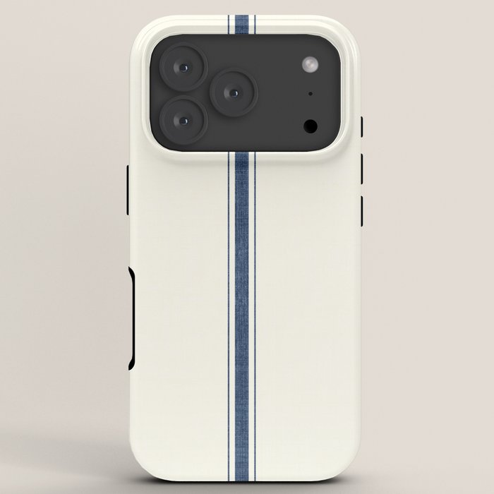Farmhouse Stripe in Navy Blue iPhone Case Gallery Image 7
