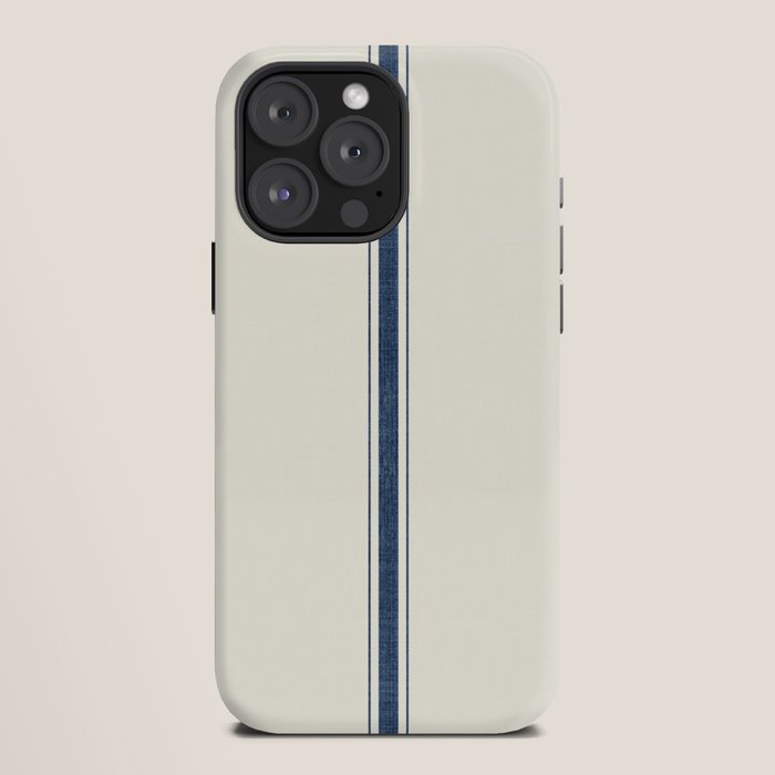 Farmhouse Stripe in Navy Blue iPhone Case Gallery Image 12