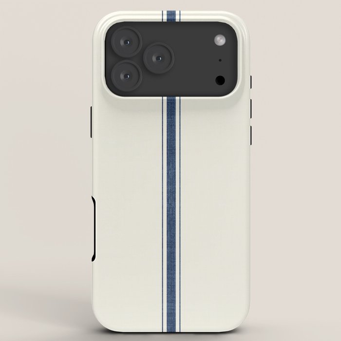 Farmhouse Stripe in Navy Blue iPhone Case Gallery Image 8
