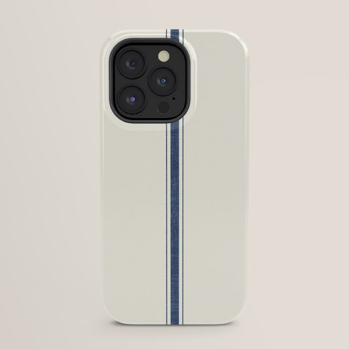 Farmhouse Stripe in Navy Blue iPhone Case Gallery Image 23