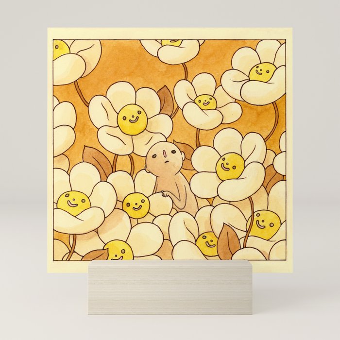 Watercolor Test (Yellow) Mini Art Print Gallery Image 5