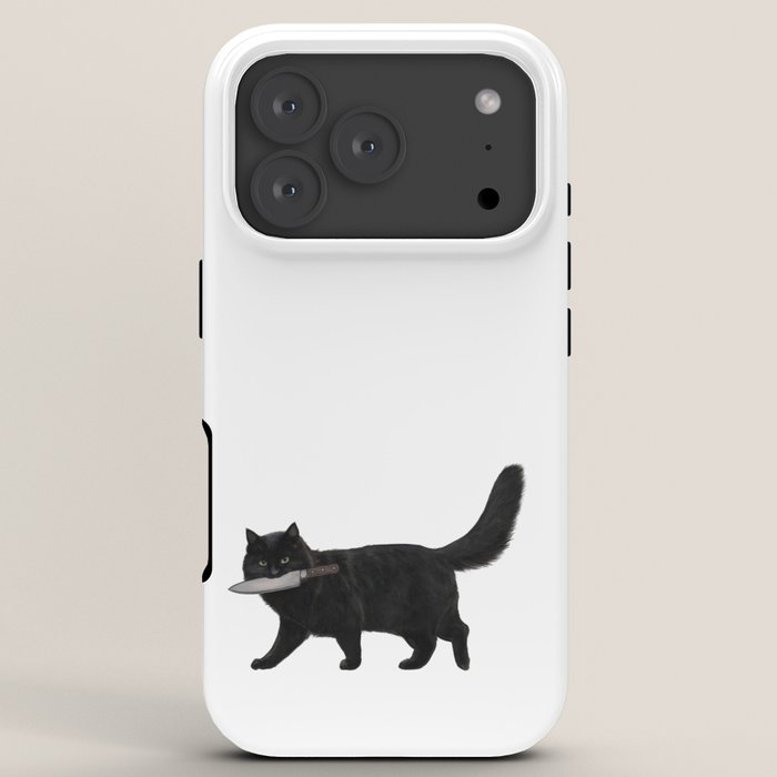 Knife Cat iPhone Case Gallery Image 7