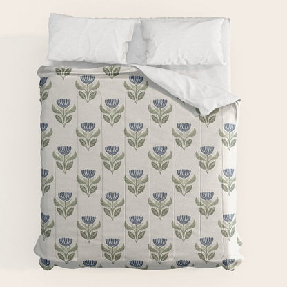 Stamped Floral Comforter Gallery Image 7