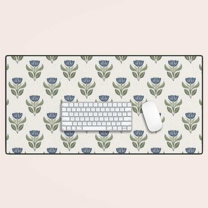 Stamped Floral Desk Mat Gallery Image 1