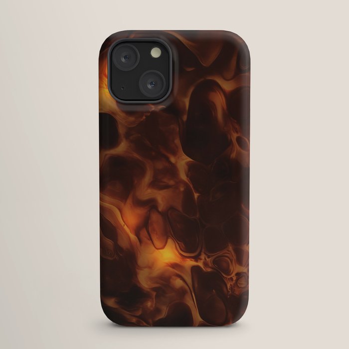 Dark Coffee Tortoiseshell Turtle Pattern iPhone Case Gallery Image 17
