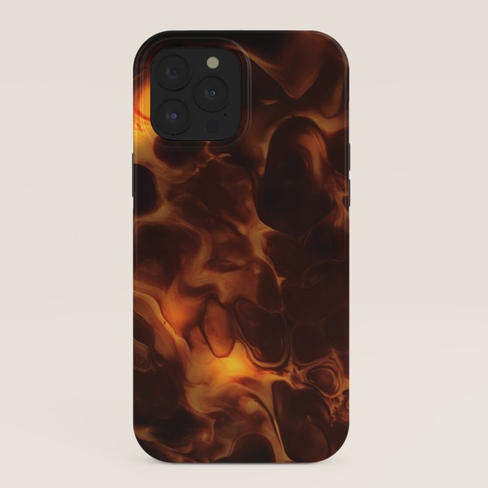 Dark Coffee Tortoiseshell Turtle Pattern iPhone Case Gallery Image 40