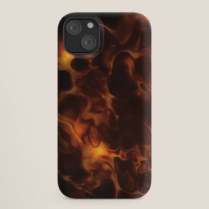 Dark Coffee Tortoiseshell Turtle Pattern iPhone Case Gallery Image 18