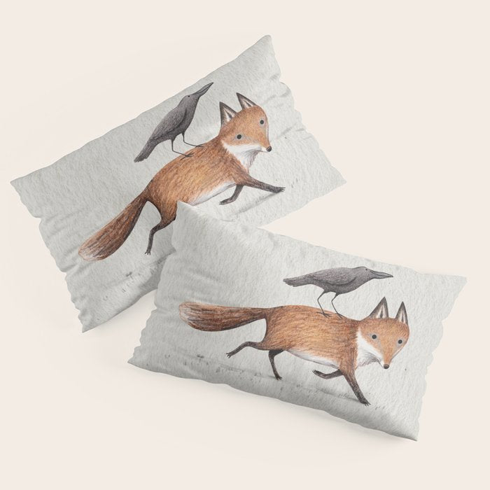Fox & Crow - Piggyback Pillow Sham Gallery Image 4