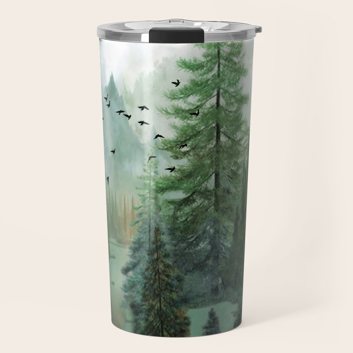 Mountain Morning 2 Travel Mug Gallery Image 1