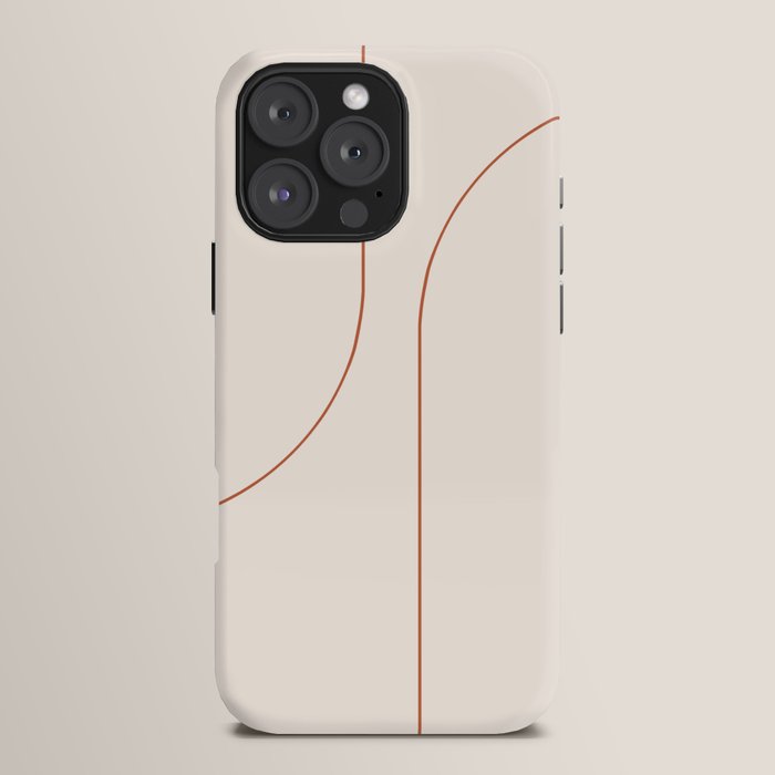 Modern Minimal Line Abstract XXVI iPhone Case Gallery Image 16