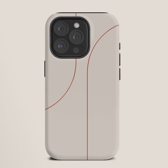 Modern Minimal Line Abstract XXVI iPhone Case Gallery Image 11