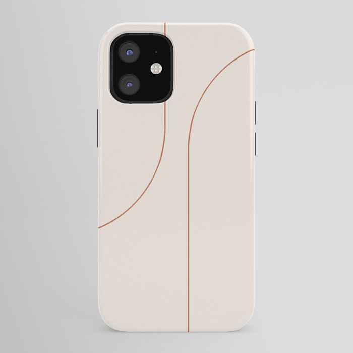 Modern Minimal Line Abstract XXVI iPhone Case Gallery Image 41