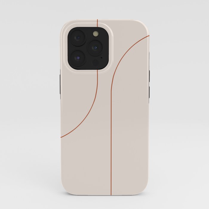 Modern Minimal Line Abstract XXVI iPhone Case Gallery Image 39