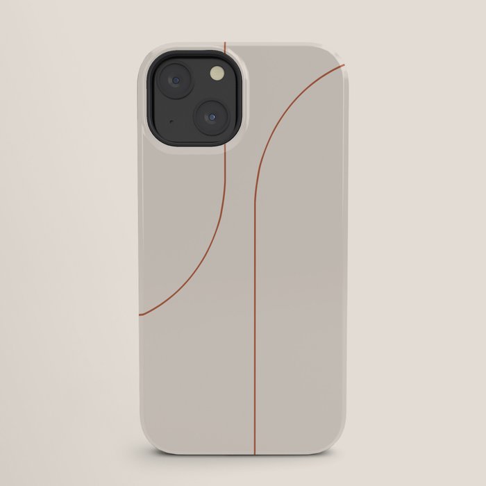 Modern Minimal Line Abstract XXVI iPhone Case Gallery Image 25